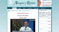 Desktop Screenshot of alergiasyrinitis.com