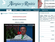 Tablet Screenshot of alergiasyrinitis.com